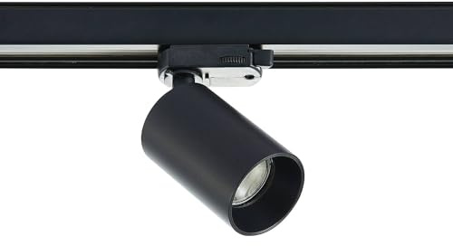 Arcchio Stromschienenstrahler Brinja (Modern) in Schwarz aus Aluminium (1 flammig, GU10) Flurleuchte