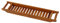 Bare Decor Vaske Badewannen-Caddy, Holz, Natürliches Teakholz, 33 Wide