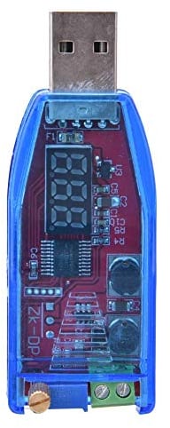 DC/DC Spannungsregler, 5V bis 1-24V Step Up/Down Wandler Modul USB Einstellbares Stromversorgungsmodul Potentiometer