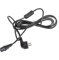 Mextronic Netzkabel 3 m Schuko Schutzkontaktstecker (gewinkelt) + Schalter 300SW C13 schwarz