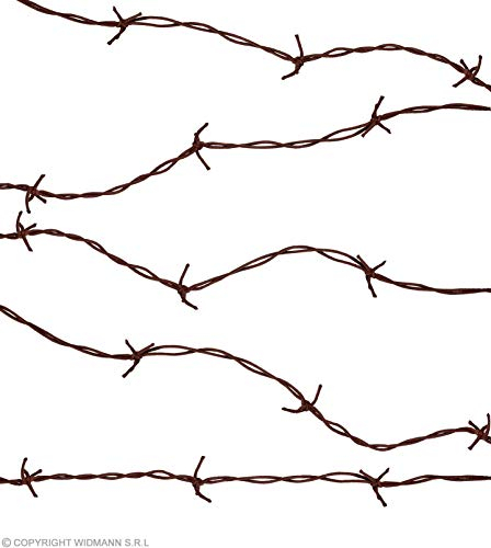 W WIDMANN MILANO Party Fashion, Stacheldraht, außergewöhnliche Widerstandsfähigkeit, vielseitig einsetzbar für Gärten und Industrie, verstärkte Sicherheit gegen Eindringlinge