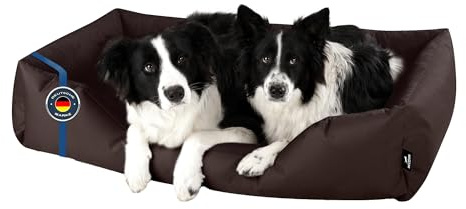 BedDog Hundebett Zara Hundekissen Hundekorb mit Waschbarem Bezug | Hundematratze und Kuschelplatz für Kleine und Große Hunde, Robust Gepolstert, Sechs Größen von S bis XXXL