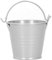 Maceta De 10 Piezas Mini Maceta para Plantas Suculentas Cubo De Metal Pequeño para Decoración Interior Al Aire Libre como Una Decoración En El Patio Trasero De Su Porche(4 * 5.5 * 6-Plata)