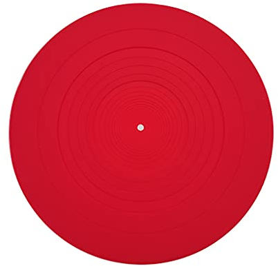 LEXIANG Yuanmaoao Tappetino in Silicone antivibrante in Gomma LP Tappetino Antiscivolo per Giradischi per Giradischi