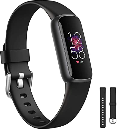 Schwarzes Ersatzarmband, kompatibel mit Fitbit Luxe, Uhrenarmband für Herren und Damen, klassische und spezielle Edition, verstellbare Sportarmbänder, kleine Größe, dünne Armbänder für Frauen