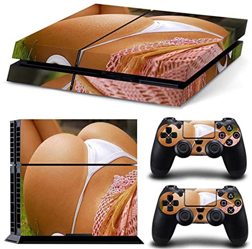 LEEWEE Anime Für PS4 Skin Für Konsole Und Controller Vinyl-Aufkleber, Für PS4 Aufkleber Wrap Cover Skin Full Set Langlebig Kratzfest 56083 Kein Schäumen
