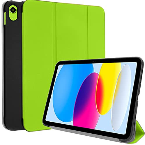 TECHGEAR iPad 10 Custodia (10 Generazione) Smart Case Cover Tri-Fold [Compatibile con Penna] con Protezione d'angolo [Spegnimento/Sveglia Automatico] per iPad 10 2022, 10.9 Pollici