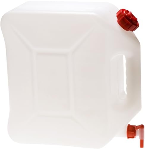 C.A.O. Jerrican Alimentaire 10l+Robinet Adulte Unisexe, Blanc