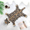 Seek4comfortable Leoparden-Badezimmerteppich, niedliche Tiere, Badematten für Badezimmer, Cartoon-Geparden-Form, Fußmatte, rutschfest, saugfähig, Badezimmer, Duschzimmer (100.3x59.9 cm)