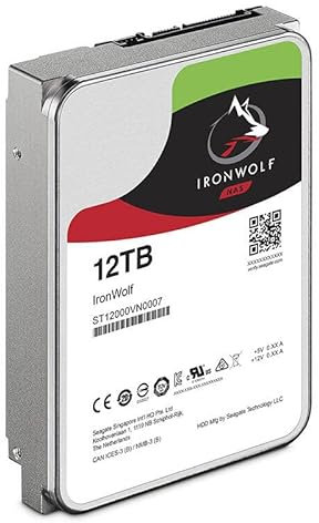 Disque Dur 12To 3.5 256Mo 7200RPM pour Disque Dur Interne pour Disque Dur NAS pour ST12000VN0008 ST12000VN0007