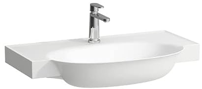 Laufen The New Classic, Waschtisch unterbaufähig, ohne Überlauf, 3 Hahnlöcher, 800x480mm, H813855, Farbe: Weiß mit LCC
