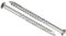 Lot de 100 vis Torx à tête fraisée et pointe auto-foreuse en acier inoxydable résistant à la corrosion et à la rouille 4 mm x 50 mm