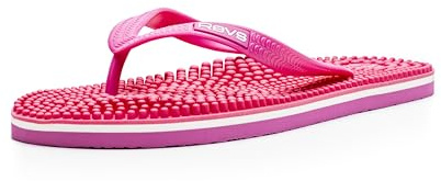 Revs Lights, Reflexology & Acupressure Massage Flip Flops. Boost Health, Energy and Well-Being with Natural Drug-Free Therapy