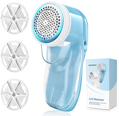 Rasoir Bouloche Électrique avec 3 Lames, Rasoir Anti Bouloche Vêtement USB Rechargeable Rasoir Bouloche, Portatif Rasoir Anti Peluche Vêtements Appareil Idéal pour Meubles Canapés Couvertures Rideaux