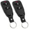 Pepape 2 Pack Remote Control Gate Fob Transmitter - Compatible with FAAC XT2, XT4 868MHz Fobs