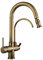 Robinet filtrant 3 voies pour évier de cuisine, mitigeur de cuisine avec douchette extractible, bec pivotant à 360 degrés, robinet flexible, pulvérisateur, purificateur d'eau potable, robinet B