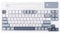 EPOMAKER DynaTab75 Wireless Gaming Keyboard with Slot for iPad Tablet, Hot-swap Gasket-mounted Mechanical Keyboard, 2.4G/USB-C/Bluetooth, Creamy Gasket, RGB Backlit (White Blue, Flamingo Switch)