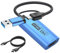 YCBUENO Vedio Capture Card 4K auf USB 3.0 A/Typ C Adapter, Videospiel-Aufnahme für Videobearbeitung, Spiele, Streaming, Online-Unterricht