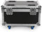 Ukfog Transportcase-Anwendbar auf 200W 18 LED Par Scheinwerfer（RGBW/RGB+UV/RGBWA+UV） Flightcase für 4 Stück-LED Strahler，Hartschale/Leder/Baumwolle Futter/62,5 x 41 x 45,5 cm mit Rollen Flightcase