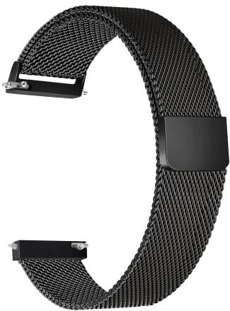 Meliya Métal Bracelet Compatible pour Xiaomi Mi Watch/Xiaomi Watch S1 /Xiaomi Watch S1 Active/Color Sport/Watch S3 / Xiaomi Watch 2, Acier Inoxydable Réglable, Bracelet de Remplacement (22mm, Noir)