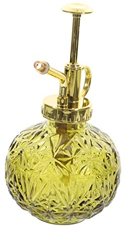 Milisten Sprühflasche Aus Glas Kleine Gießflasche Mit Kunststoff-pumpe Blumensprühflasche Für Innen Und Außenbereich Gartenarbeit Und Reinigung Ergonomischer Griff Nachfüllbar Und Wiederver