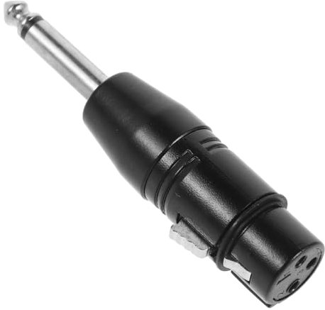 BESTonZON Adaptateur Audio Mono Mâle Vers Xlr Femelle Plug and Play Facile Adaptateur Polyvalent Pour Équipements Audio
