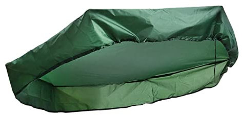 BCOATH 1 Stück 180 x 150 cm Sechseckige Sandkastenabdeckung Wasserdicht Und Staubdicht Sonnenschutz Für Sandkästen Wetterfeste Schutzdach Für Garten Und Spielplatz