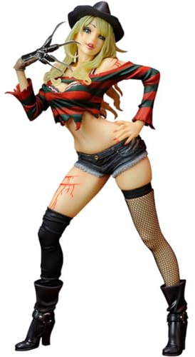 Xinnice Jason Voorhees Action Figure Freddy Krueger Figur Classic Horror Character Modell PVC Sammlerstück Statue Heimdekorationen Geschenke für Fans
