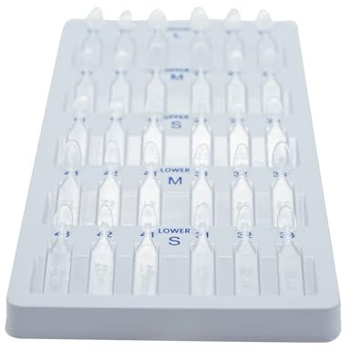 Zahnfurnierform-Set, 48-teiliges Set, Verbundharzform, leicht ausgehärtet, Vorderzahnform, Zahnaufhellungswerkzeug