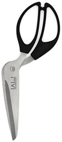 FIVI Pizzaschere PEPE | 26,5 cm |Edelstahl Pizzaschneider Schere mit ergonomischem Griff | Saubere Schnitte, spülmaschinenfest, abnehmbare Klingen | Multifunktionale Küchenschere