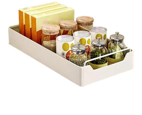 Ausziehbarer Schrank-Organizer ohne Bohren, abnehmbares Design für einfache Reinigung, Aufbewahrungslösung für Küche und Badezimmer, höhenverstellbar, langlebiges Regalsystem
