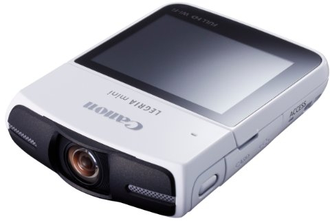 Canon Legria Mini Full HD Camcorder (6,8cm (2,7 Zoll) LCD-Display, 12 MPCMOS-Sensor, WiFi, SD-Kartenlslot) weiß