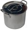 6.2L Stainless Steel Stock Pots Cooking Casserole Boiling Pot Deep Catering Stockpot
