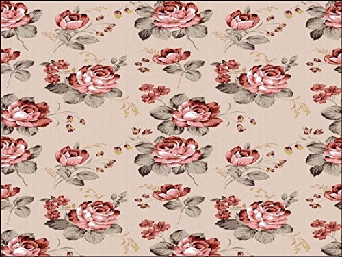 Vintage Floral Rose Print A4 Icing Sheet Cake Topper Edible Decoration