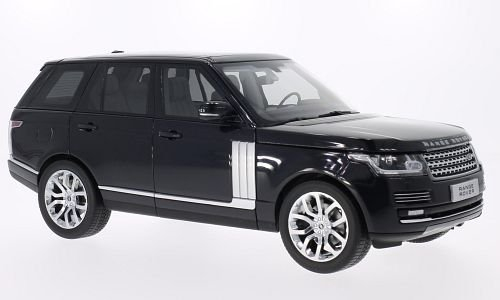 Land Rover Range Rover , metallic-schwarz, 2013, Modellauto, Fertigmodell, Welly 1:18