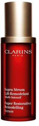 Clarins Super Restorative Remodelling Anti-Aging Serum For Mature Skin Weakened By Hormonal Changes | Replenishes,Illuminates and Helps Visibly Define Facial Contours |Targets Dark Spots and Wrinkles