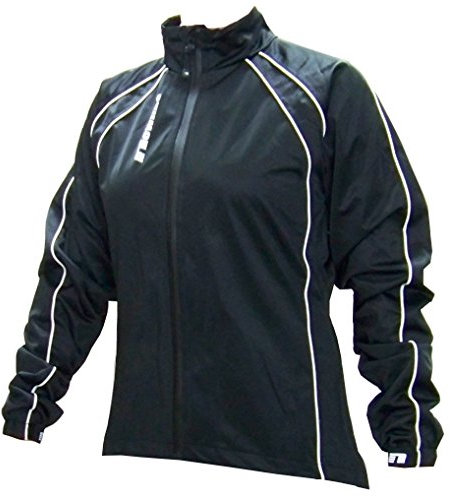 newline Veste de Pluie Coupe Vent Vélo pour Femme, Veste Imperméable, Couleur : Noir, L