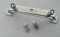 Cobra Pro UK Spare Wheel Bracket, Lockable 4.5 (115mm), Silver, 4.5 (115mm) PCD, Heavy Duty, Zinc Plated, Secures Spare Wheel to Trailer or Caravan
