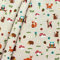 Dekostoff Stoff Buntes Waldleben Meterware Natur