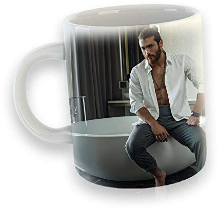 nessuna marca Can Yaman 4 Mug Colazione Personalizzata Idea Regalo Decorazioni Tumblr personaggi tv day dreamer le ali del sogno bitter sweet