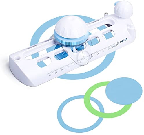 Compas Circle Cutter, Coupe Circulaire Papier, Compas-Cutter, Cutter Circulaire Outil de Dessin Circulaire de Haute Précision Pour Couper le Carte de Papier Scrapbooking Tool