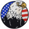 Finally Home Amerikanischer Adler Patch zum Aufbügeln | Usa Amerika Patches, American Flag Bügelbild, US Army Bügelpatch, Military Aufnäher