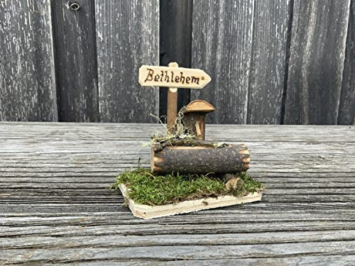 Generic Wegweiser mit Baumstammtränke 12 x 8 x 12 cm
