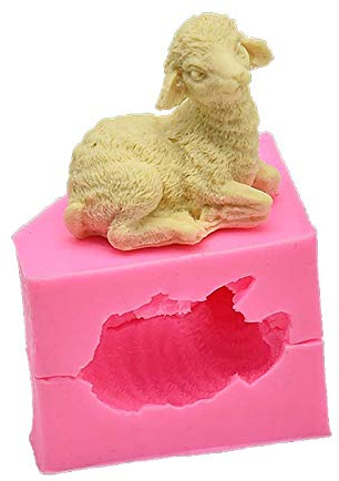 stampi da forno in silicone agnello - 2 pezzi/set