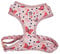 Hundegeschirr - Soft Geschirr Hund - Rosa - Schmetterlinge - Blumen - Rainbows and Butterflies - Paw My God! - Größe S