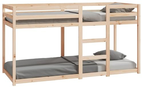 vidaXL Lit superposé sans Matelas 80x200 cm Bois de pin Massif