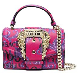 Versace JEANS COUTURE D Schulterriemen Mini-Fantasia Schnalle Logo uni, Rosa