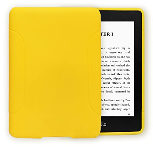 Custodia per Kindle Paperwhite 7a generazione (2015) – Custodia protettiva in gel TPU slim fit per Kindle Paperwhite 7a generazione 2015 (giallo)