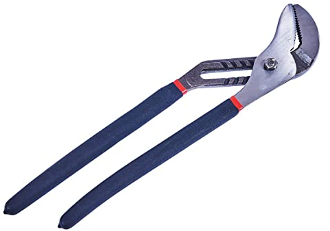 Mr. Gadget's Solutions® 400mm (16) Heavy Duty Water Pump Pliers Plumbing Matt Grips Seal with Adjustable Slip Joint