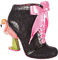 Irregular Choice Femme Roseus Escarpins, Noir/Rose, 37 EU